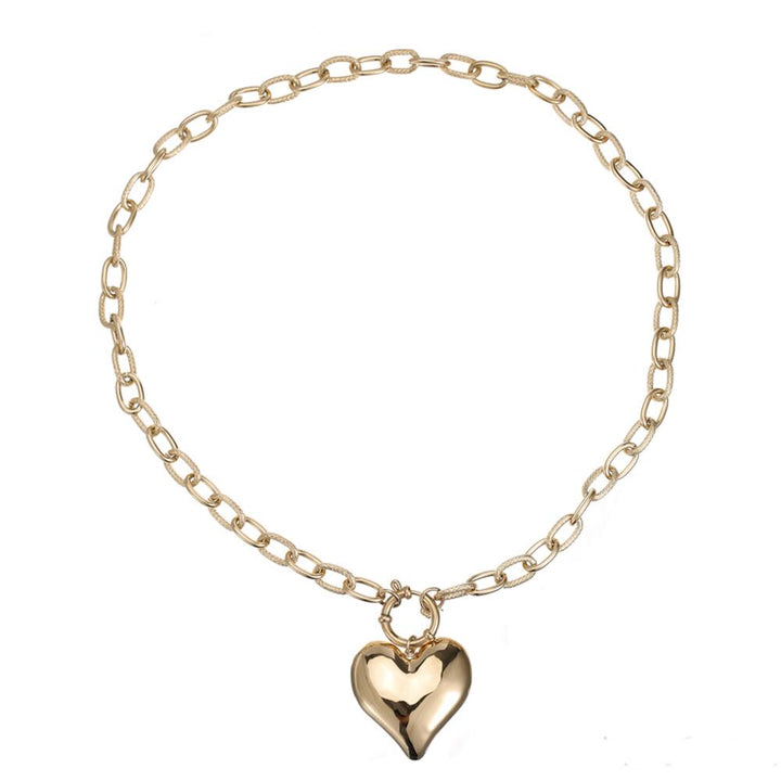 rose & camillia ketting chain heart