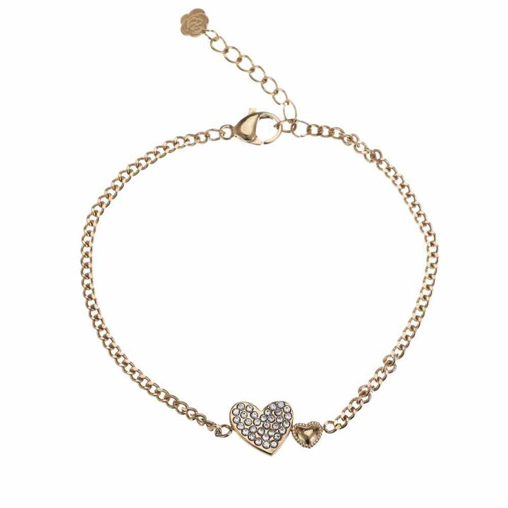 rose & camellia armband strass heart