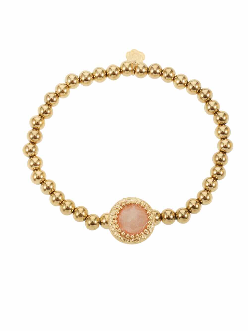 rose & Camellia armband round old pink