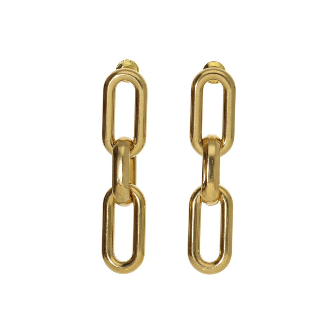 camps & camps plain tripple earrings (kies goud/zilver)