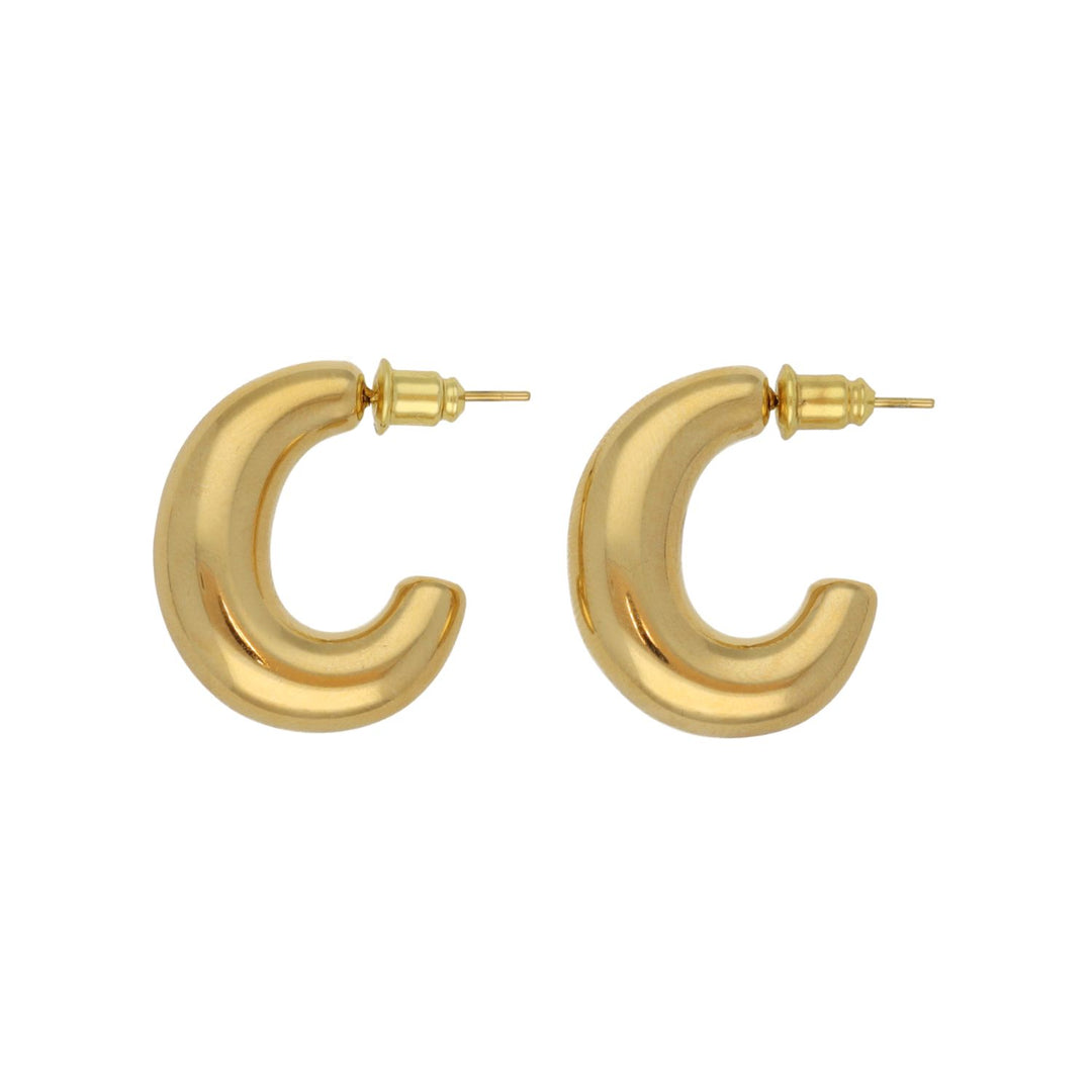 camps & camps medium classic earrings (kies goud/zilver)