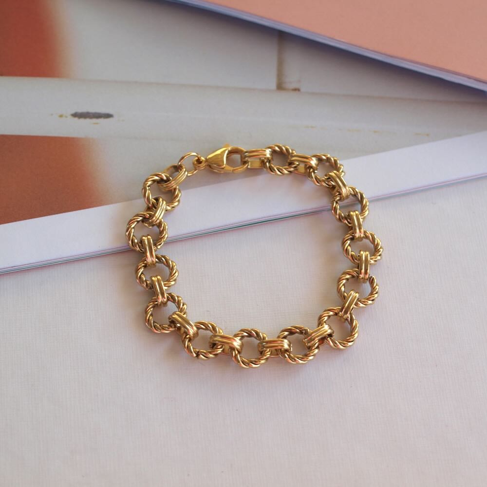 Widaro armband golden rounds