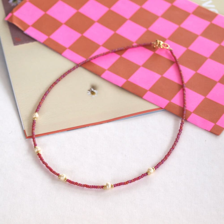 widaro ketting mat fuchsia (kies je soort)