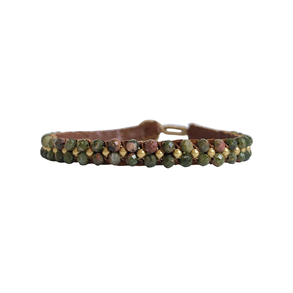 ibu jewels armband bee unakite