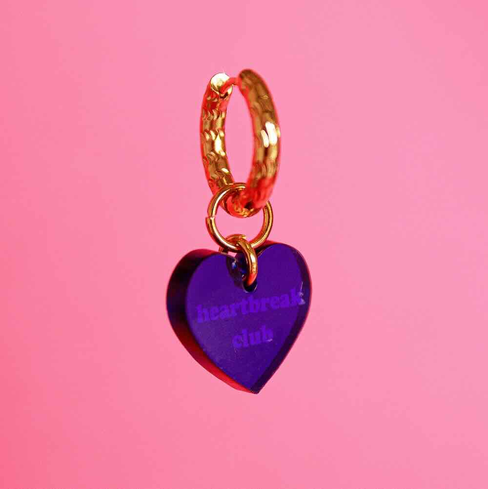 atelier jean hoop blue 'heartbreak club'