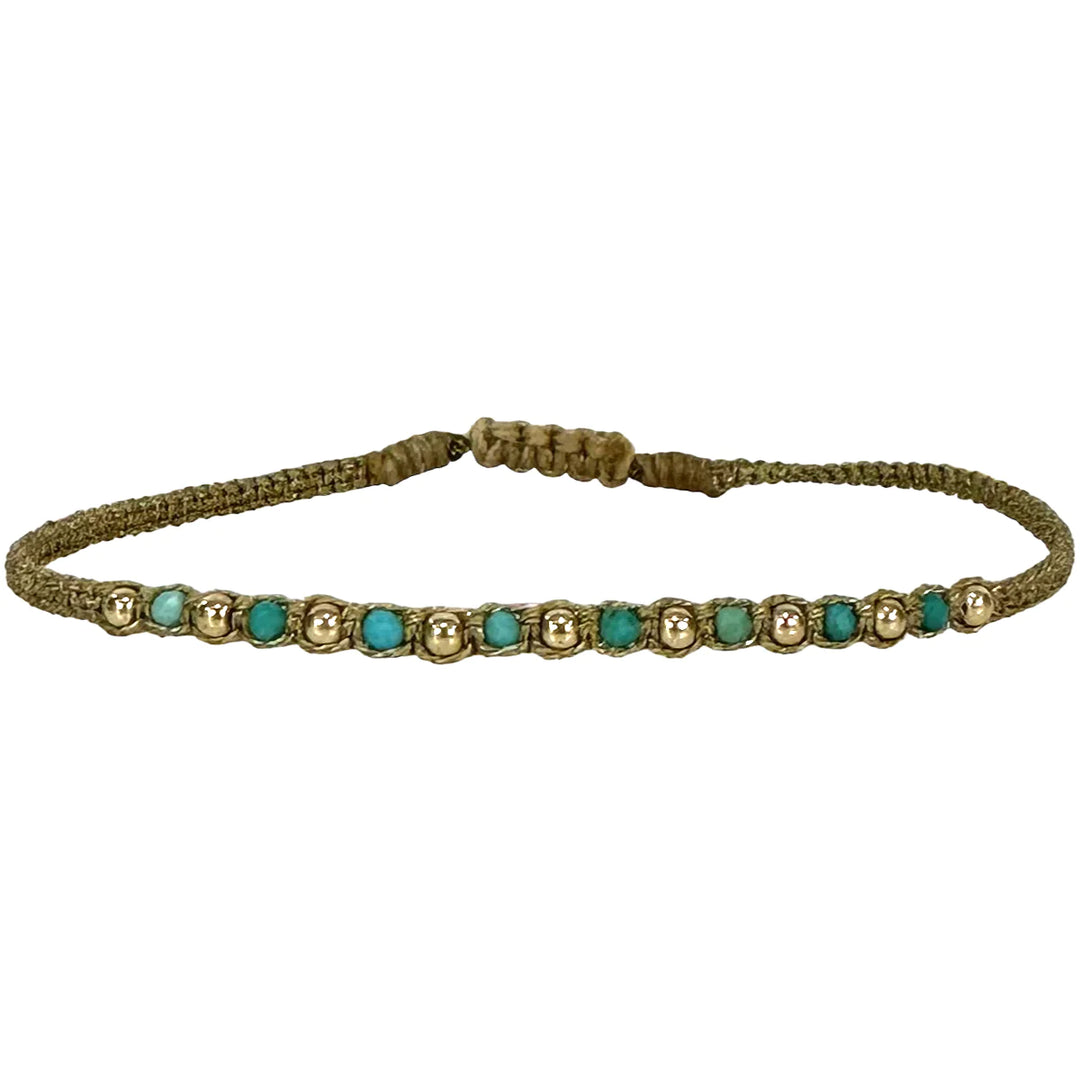 leju armband goldy turquoise