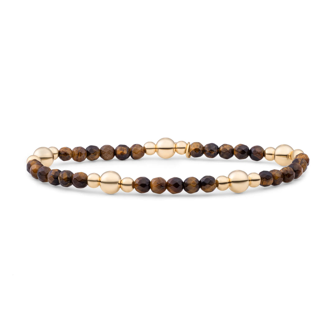 sparkling jewels armband bold mix tiger eye