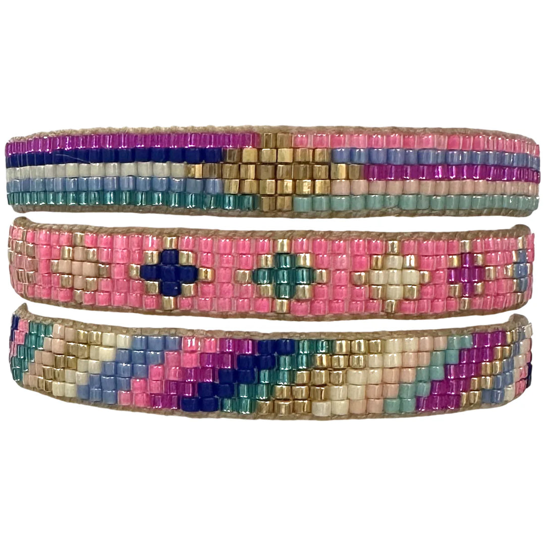 leju armband fuchsia blue big (kies je soort)