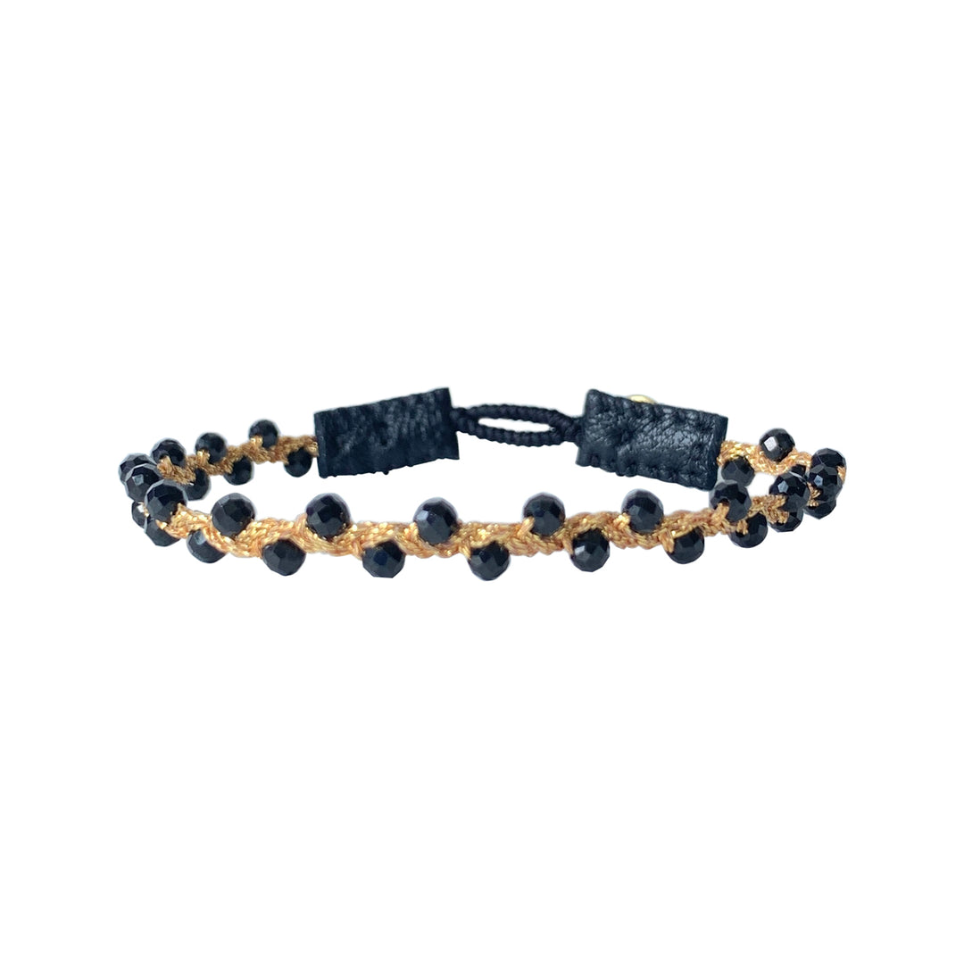 ibu jewels armband cap twist onyx