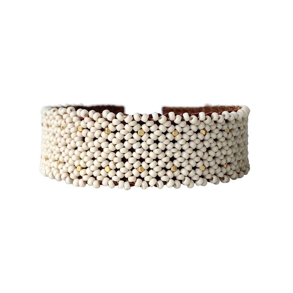 ibu jewels armband eddy antique beige