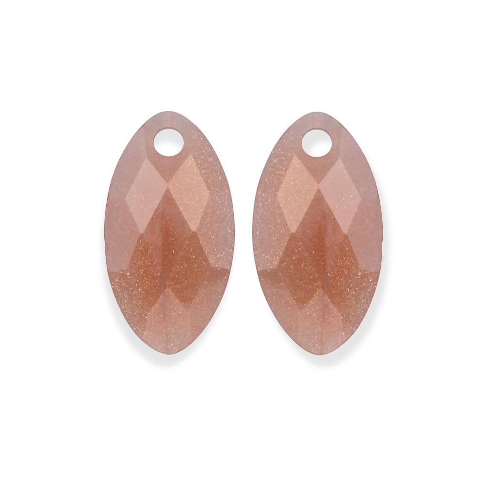 sparkling jewels hangers leaf sunstone