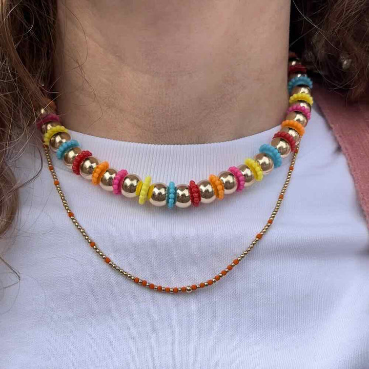 pscallme ketting amalfi rainbow mix