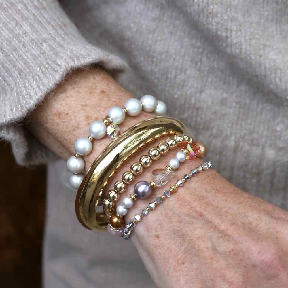 widaro armband sparkle gold/silver (kies je kleur)