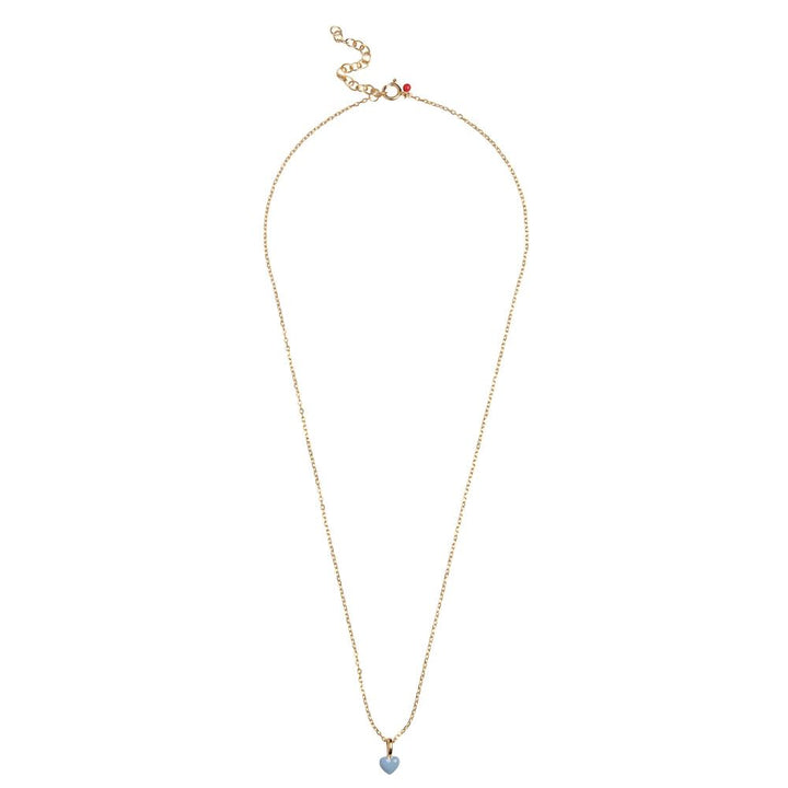 enamel ketting amore light blue