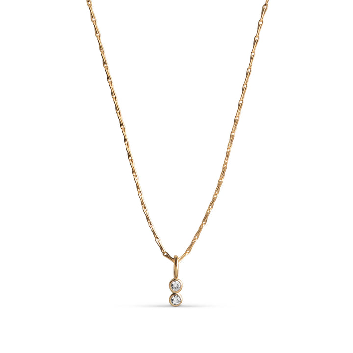 enamel ketting twin cz