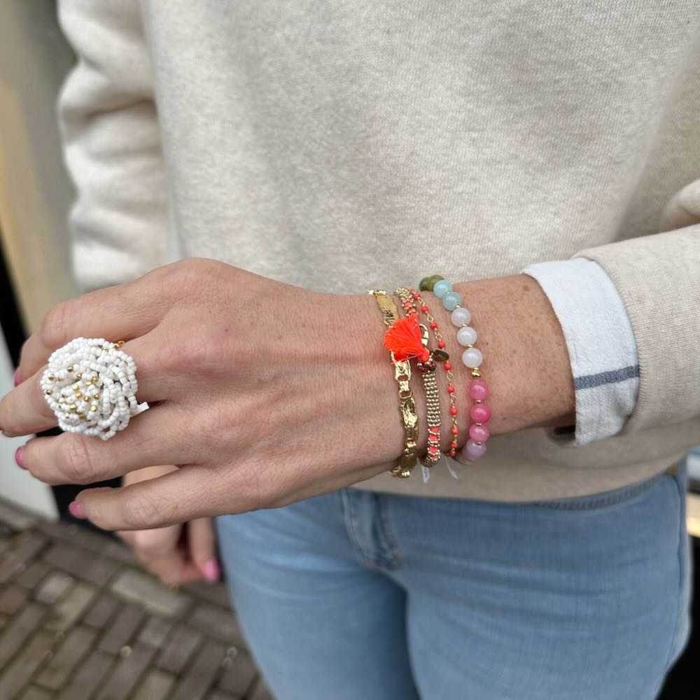 une a une armband pondichery watermelon