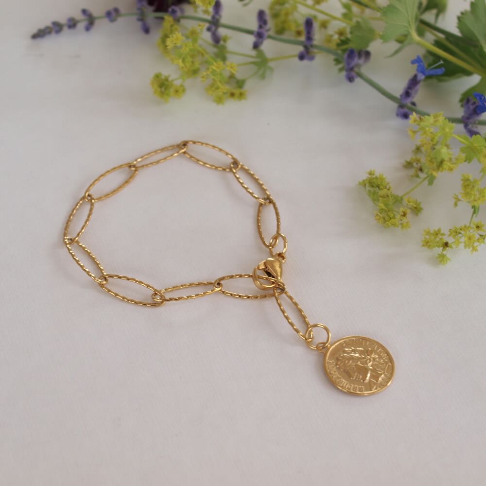 widaro armband golden coin