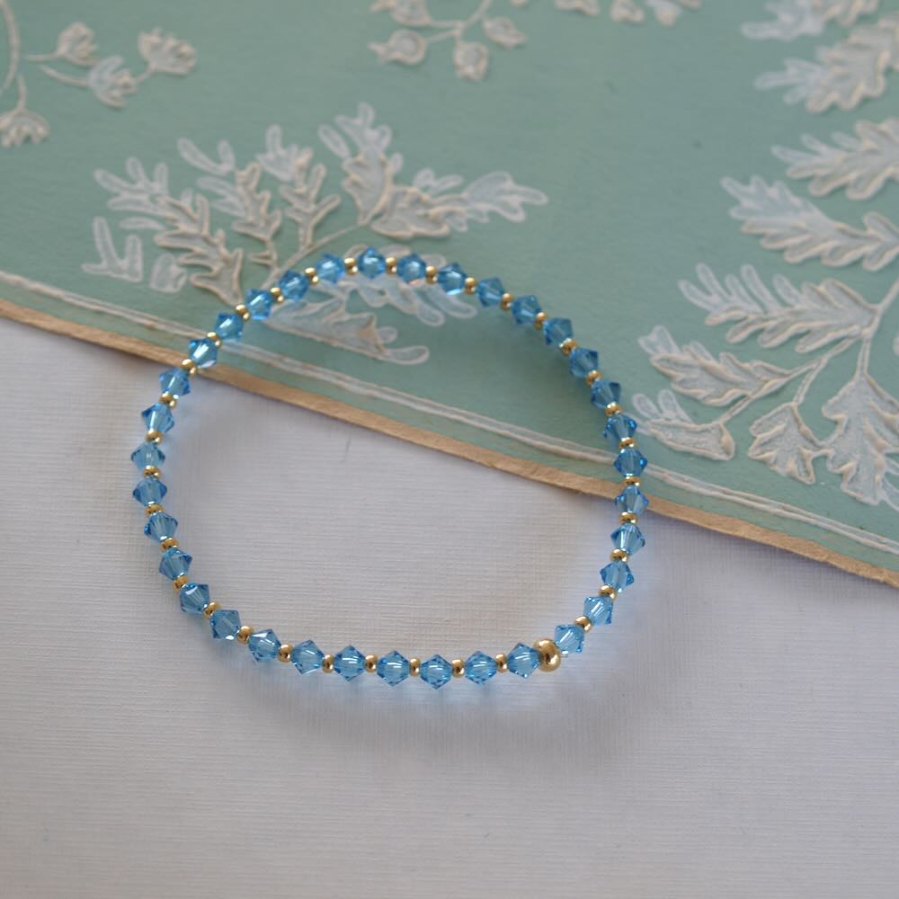 widaro armband blue colour shine (kies je grootte)