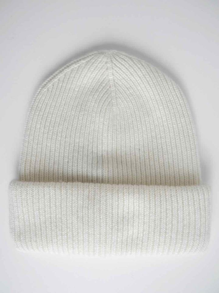 sjaalmania beanie creamy white