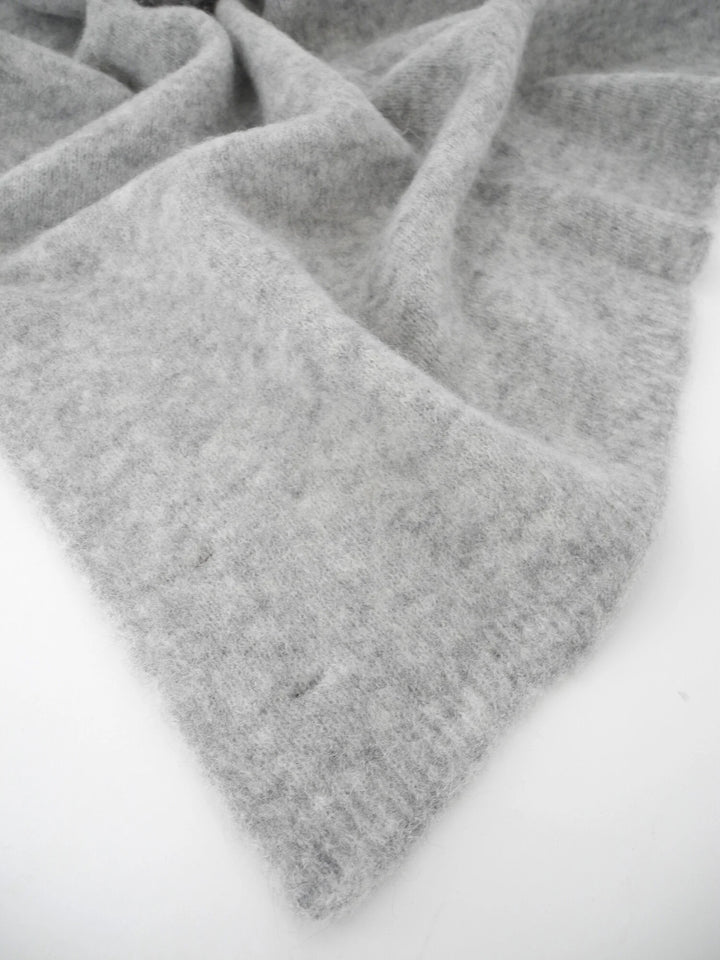 sjaalmania cosy alpaca light grey melee