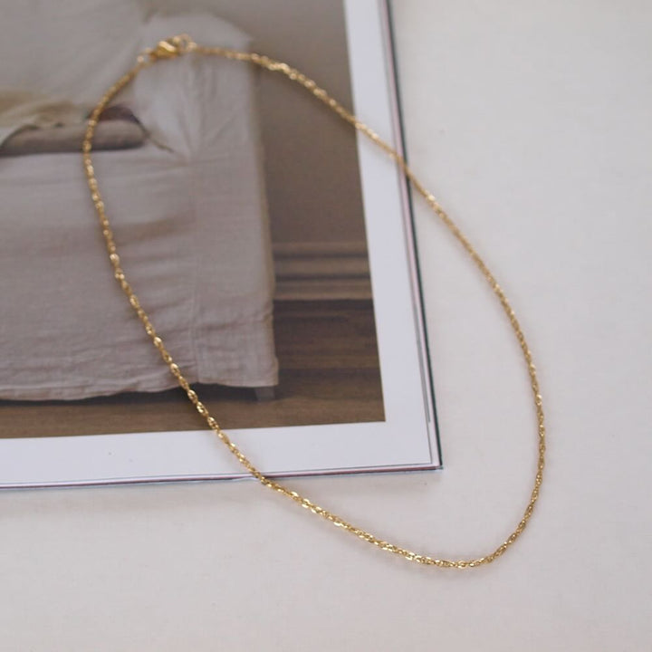 widaro golden chain twist gold (kies je lengte)