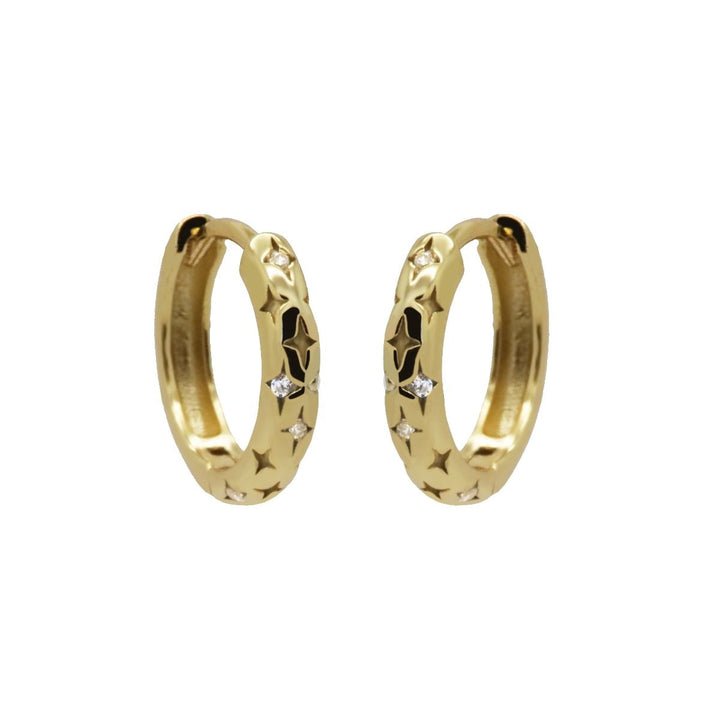 karma oorbellen hinged hoops lilou (kies goud/zilver)