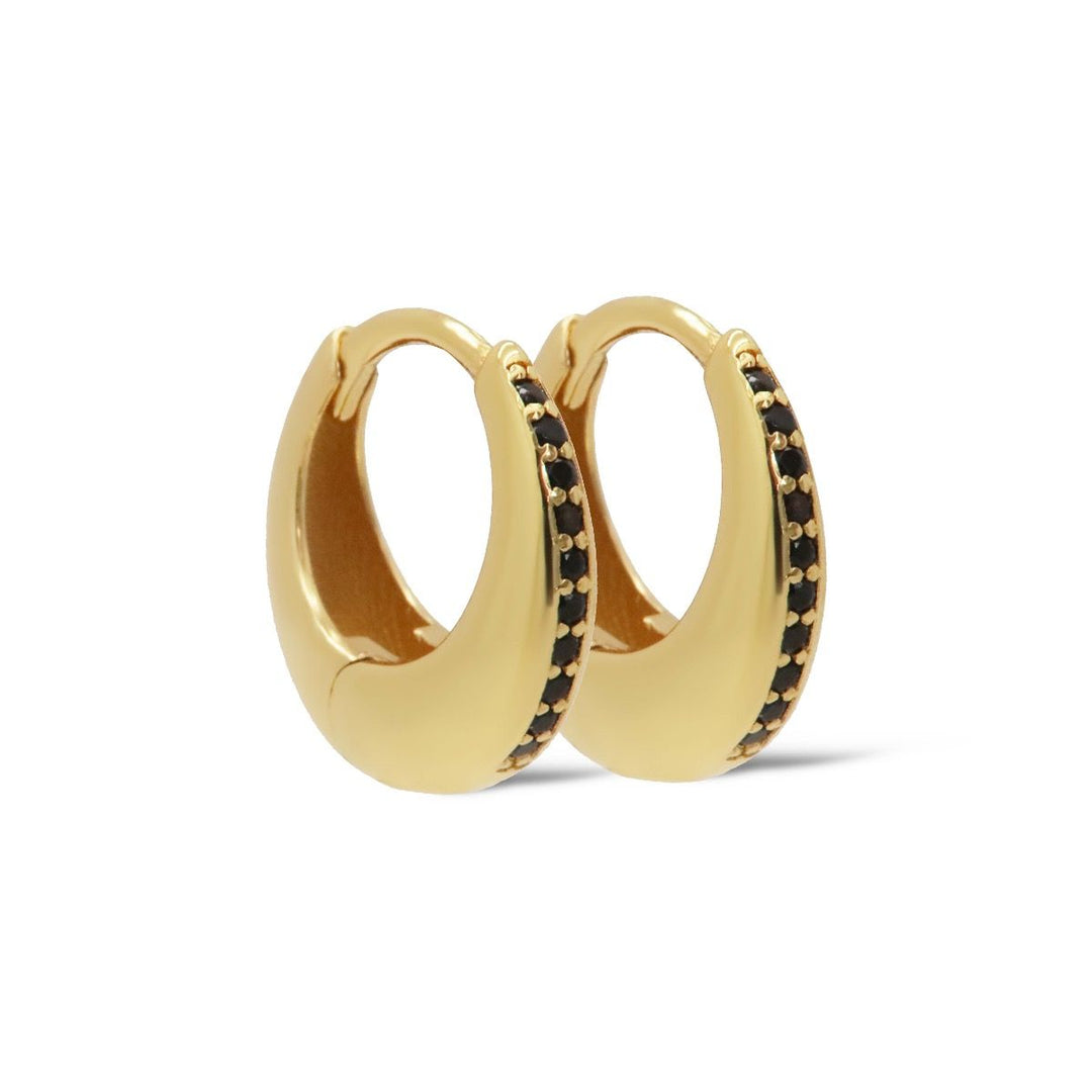 karma hinged hoops zirconia bonnie (kies goud/zilver)