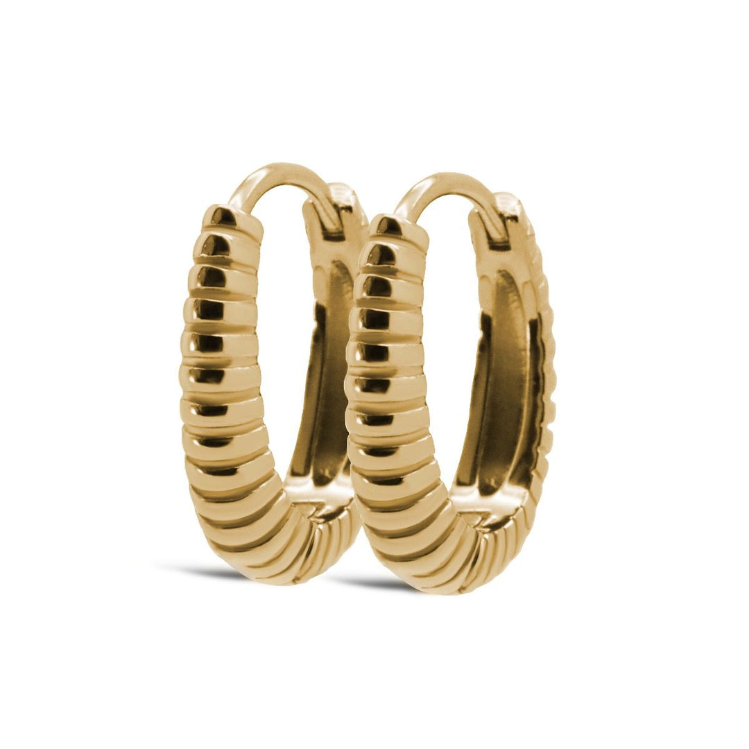 karma hinged hoops diena (kies goud/zilver)