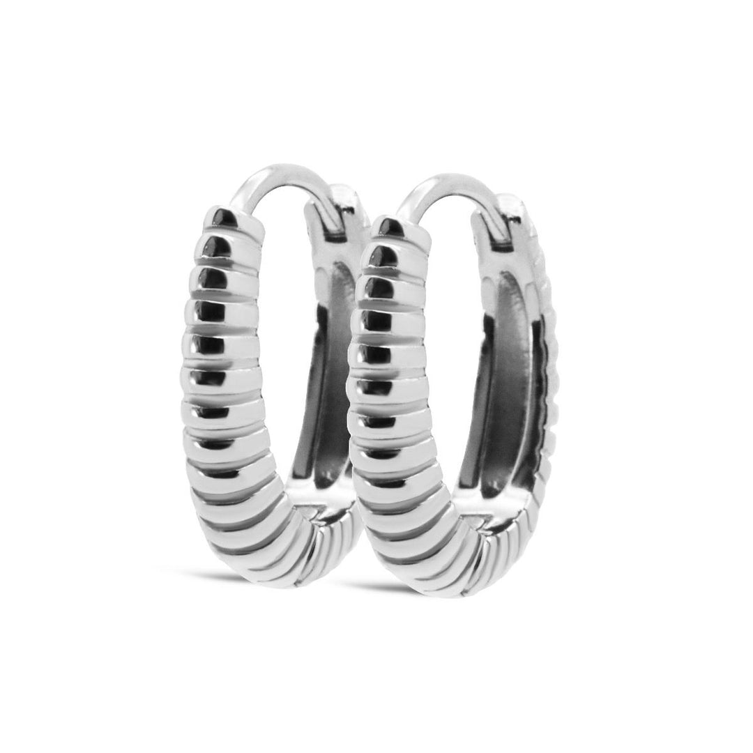 karma hinged hoops diena (kies goud/zilver)