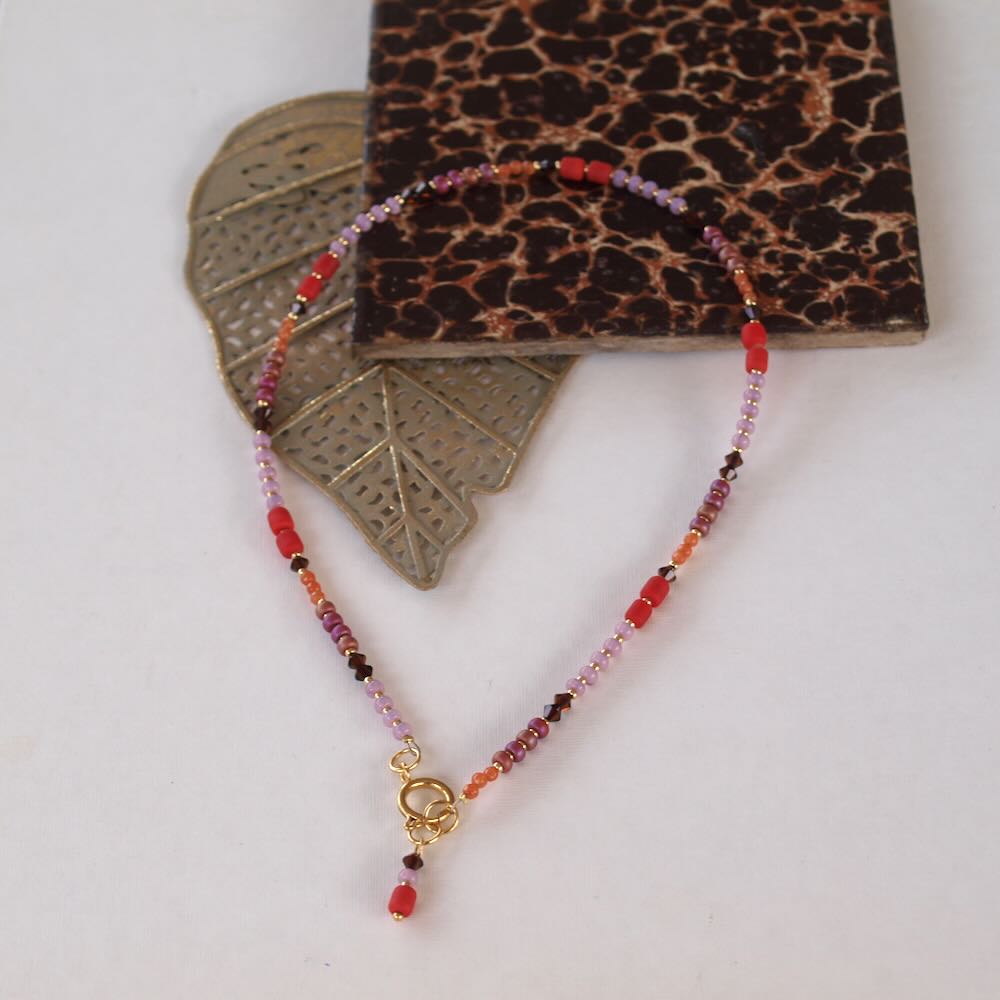 widaro ketting red purple