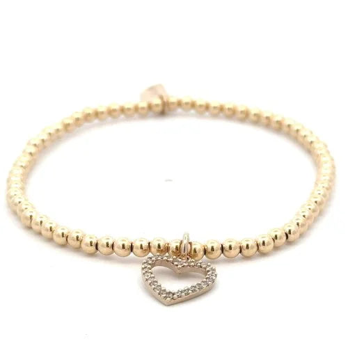 pscallme armband heart cc hang gold