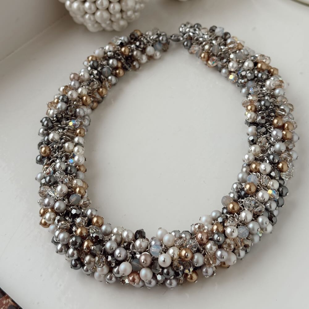 widaro ketting pearls and sparkle