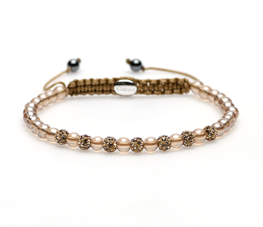 karma armband golden brown xxs