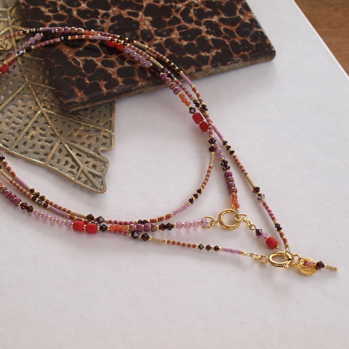 widaro ketting red purple