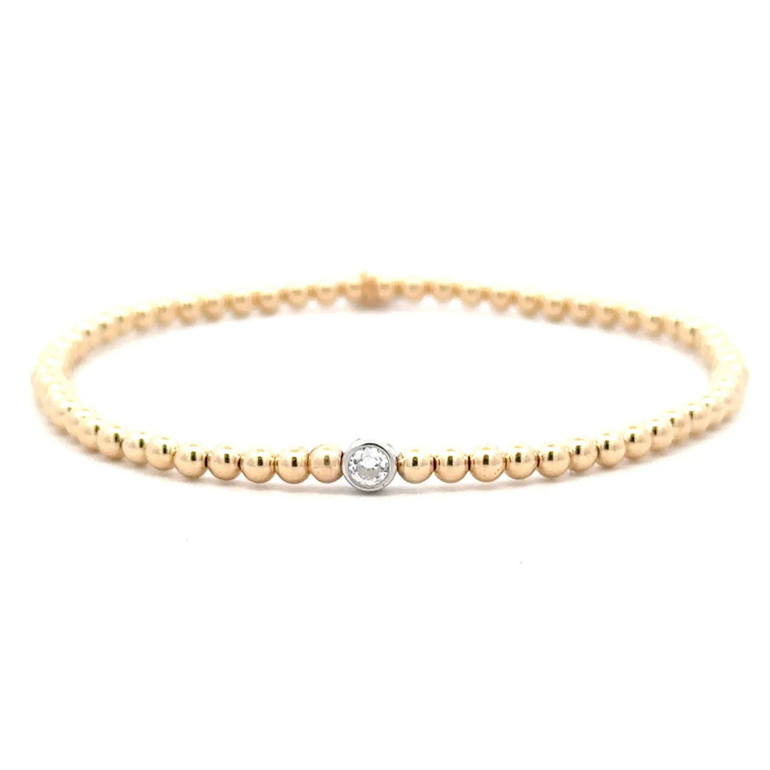 pscallme armband sparkle small gold