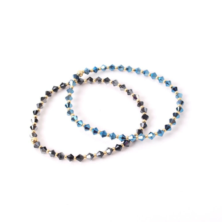 widaro armband sparkle blue/black (kies je kleur)