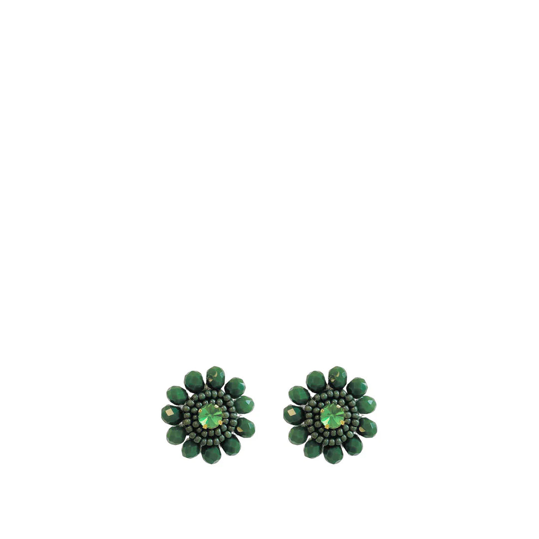 paulie pocket oorbellen stacy studs green