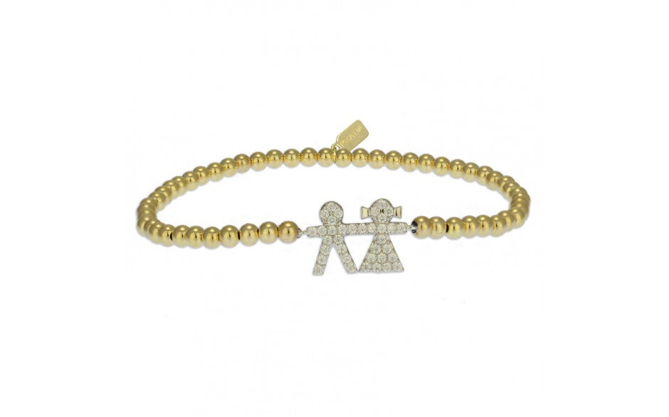 pscallme armband girl/boy gold