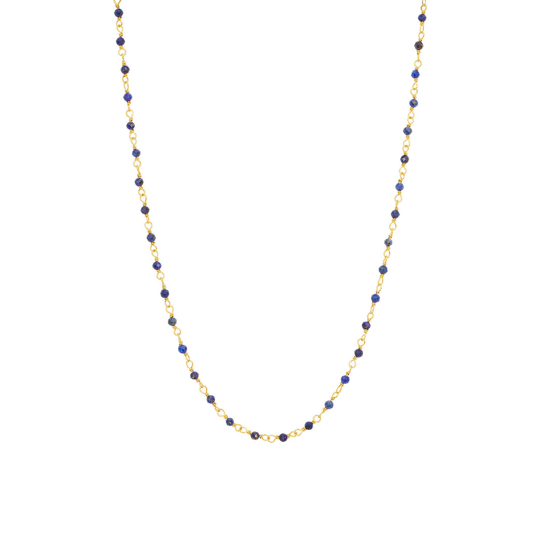 une a une ketting inde lapis