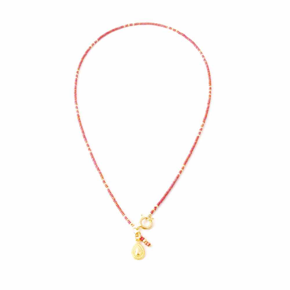 widaro halflange ketting cardinal red