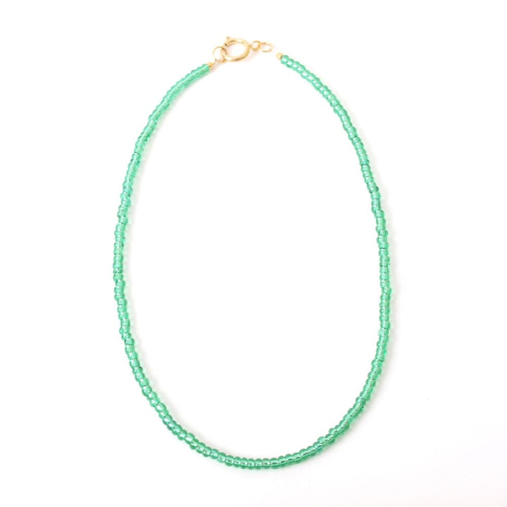 widaro ketting green beads