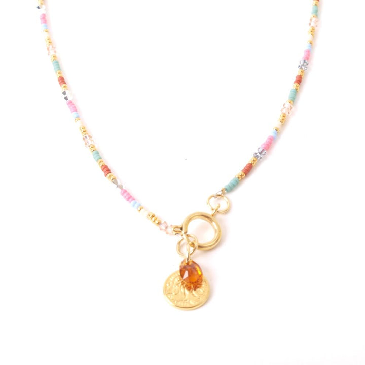 widaro halflange ketting pretty colors