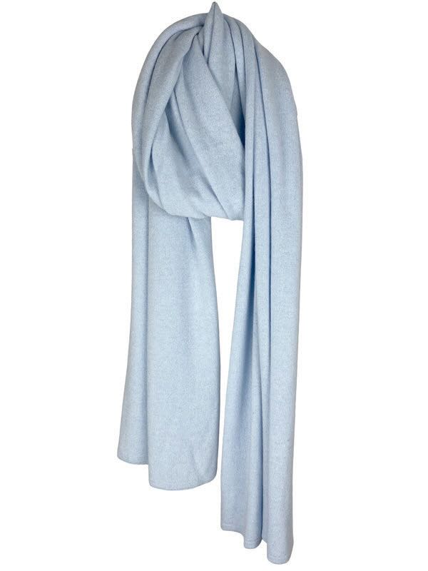 sjaalmania 100% cashmere airy blue